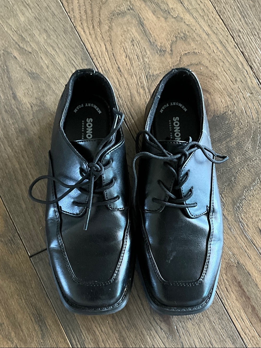Sonoma Black Men’s Lace-Up Dress Oxfords